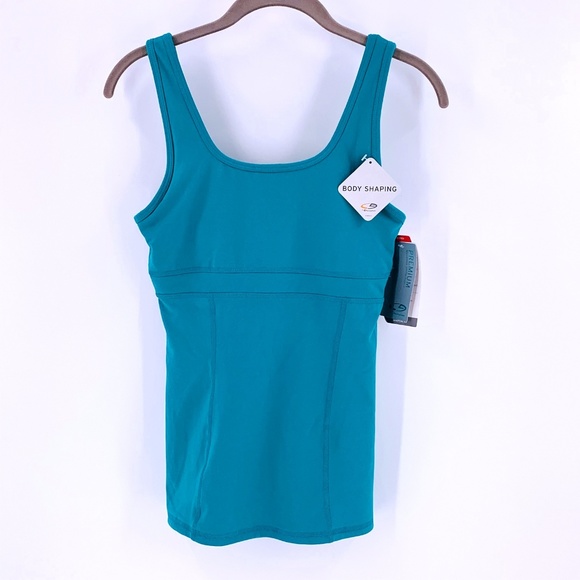 champion cotton tank with shelf bra